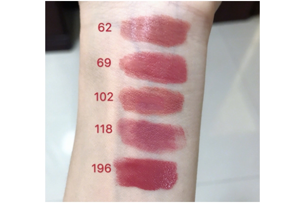 香奈兒口紅69和118哪個好看 香奈兒69和118對比圖 香奈兒口紅69和118哪個好看 香奈兒69和118對比圖