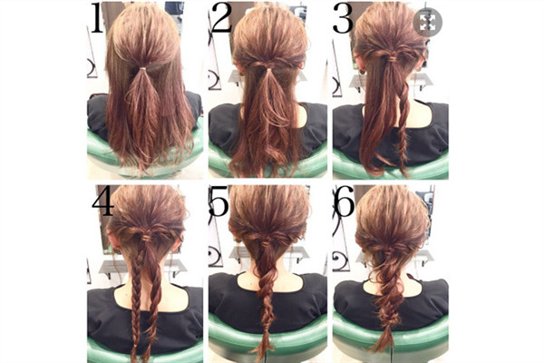 簡易馬尾發(fā)型扎法 9個氣質馬尾發(fā)型步驟圖解
