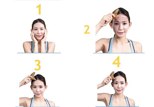 抬頭紋按摩去除圖解 按摩10分鐘即可 抬頭紋按摩去除圖解 按摩10分鐘即可