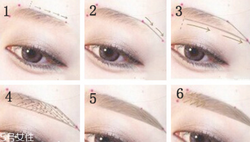 眉毛濃怎么畫眉圖解 韓國一字眉畫法圖解 眉毛濃怎么畫眉圖解 韓國一字眉畫法圖解