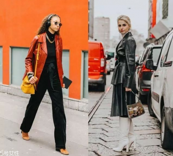 女生皮衣搭配什么褲子 皮衣搭配圖片女 女生皮衣搭配什么褲子 皮衣搭配圖片女