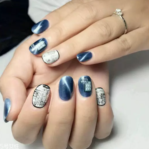 秋冬貓眼美甲圖片 指尖迎來高光時刻 秋冬貓眼美甲圖片 指尖迎來高光時刻