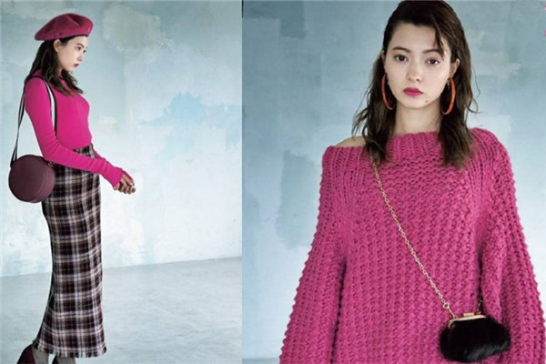 紫色配粉紅色衣服圖片 可愛(ài)粉嫩裝扮