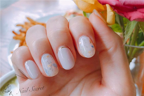 小清新藍色系美甲圖片大全 小清新藍色系美甲圖片大全