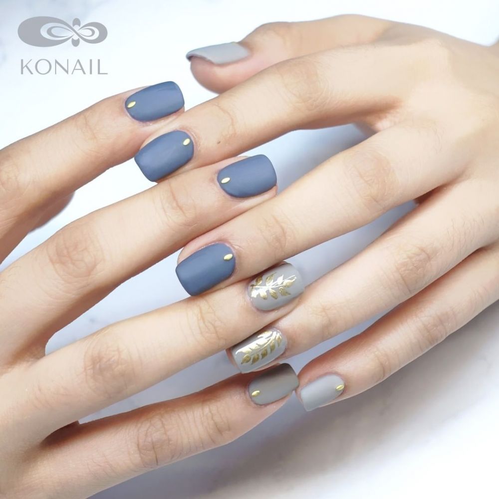 小清新藍色系美甲圖片大全 小清新藍色系美甲圖片大全