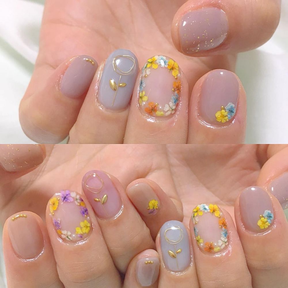 小清新藍色系美甲圖片大全 小清新藍色系美甲圖片大全