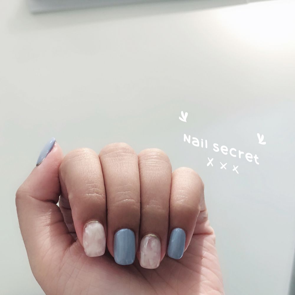 小清新藍色系美甲圖片大全 小清新藍色系美甲圖片大全