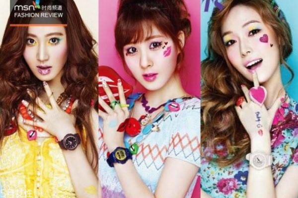 少女時代糖果妝怎么畫 糖果妝的畫法 少女時代糖果妝怎么畫 糖果妝的畫法