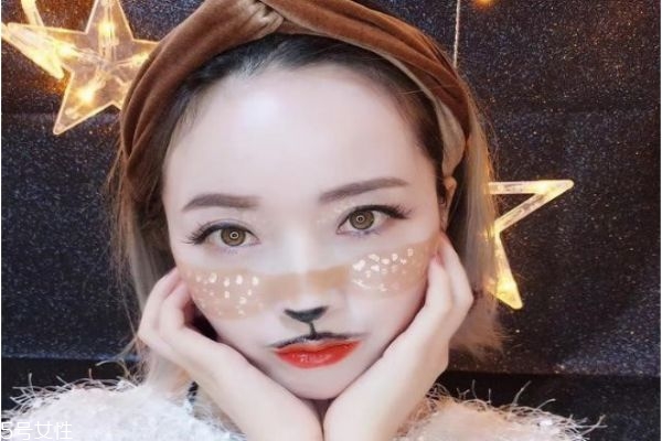 2018圣誕節(jié)創(chuàng)意妝容教程 圣誕小鹿妝 2018圣誕節(jié)創(chuàng)意妝容教程 圣誕小鹿妝