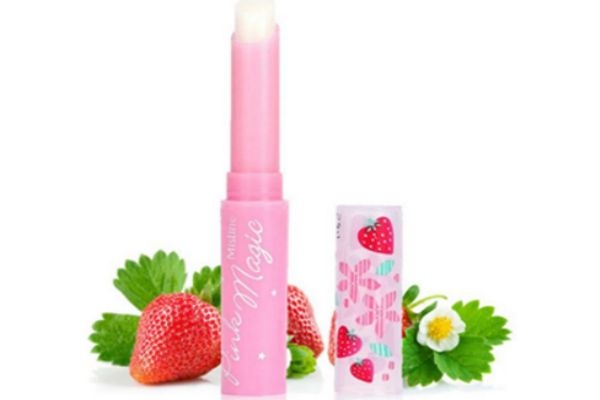 mistine草莓變色唇膏顏色 mistine唇膏測評 mistine草莓變色唇膏顏色 mistine唇膏測評