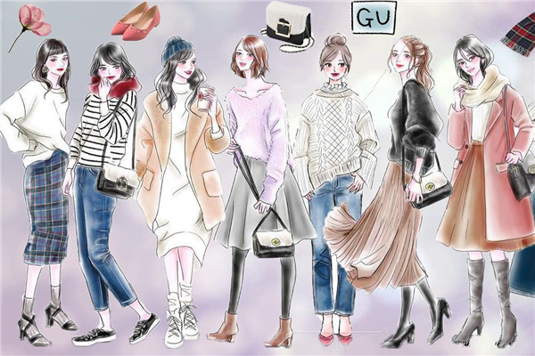 秋冬女裝搭配圖片 8款日系穿搭 秋冬女裝搭配圖片 8款日系穿搭