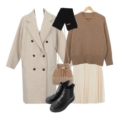 韓國(guó)女生冬季穿搭圖片 20套韓國(guó)女生溫柔穿搭