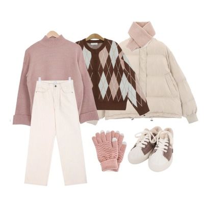 韓國(guó)女生冬季穿搭圖片 20套韓國(guó)女生溫柔穿搭