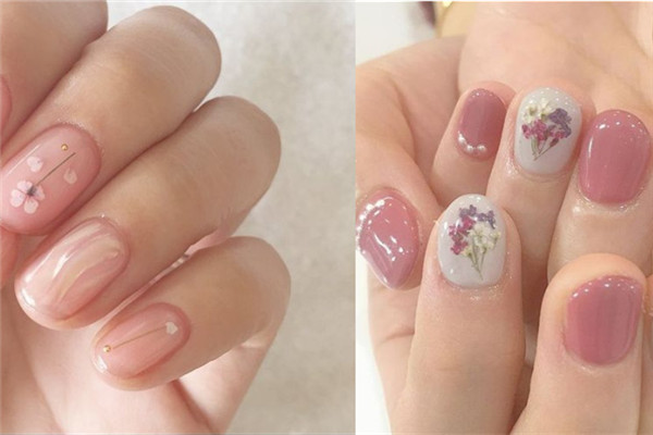 粉嫩色美甲圖片 超30款嫩色系美甲推薦 粉嫩色美甲圖片 超30款嫩色系美甲推薦