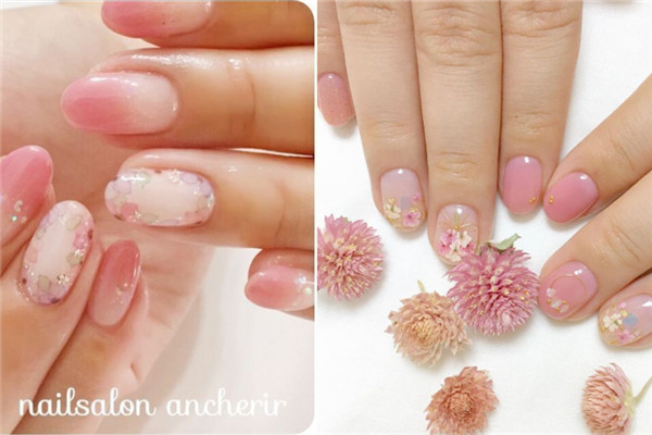 粉嫩色美甲圖片 超30款嫩色系美甲推薦 粉嫩色美甲圖片 超30款嫩色系美甲推薦