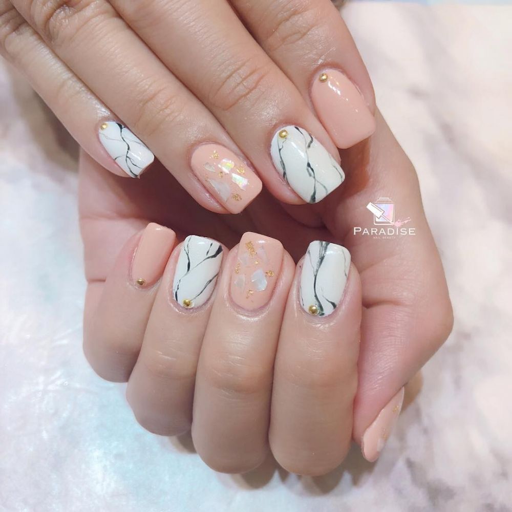 粉嫩色美甲圖片 超30款嫩色系美甲推薦 粉嫩色美甲圖片 超30款嫩色系美甲推薦