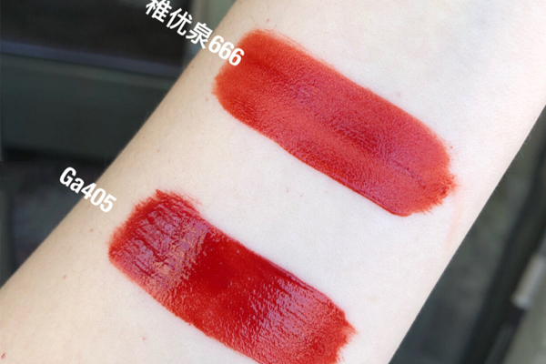 稚優(yōu)泉666和阿瑪尼405有何不同 666偏橘405偏紅 稚優(yōu)泉666和阿瑪尼405有何不同 666偏橘405偏紅