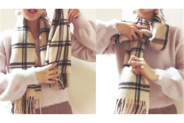 頸巾的系法圖解 這2種系法日本超流行 頸巾的系法圖解 這2種系法日本超流行