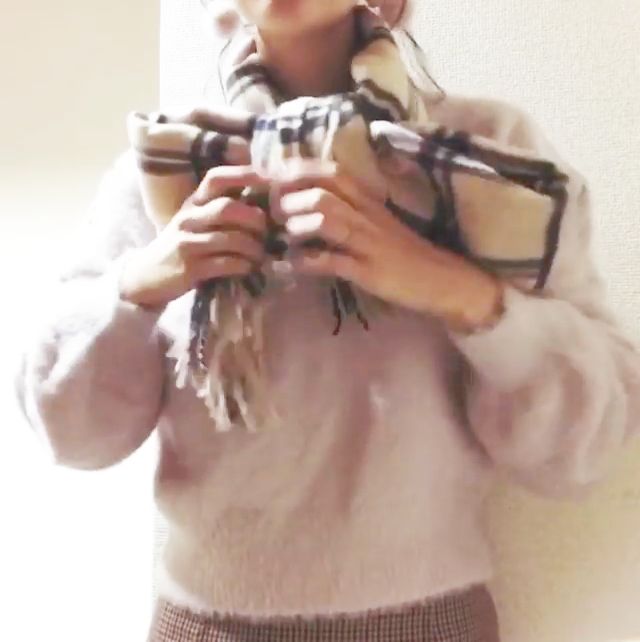 頸巾的系法圖解 這2種系法日本超流行 頸巾的系法圖解 這2種系法日本超流行