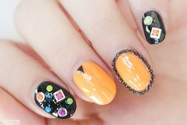 復古橘美甲教程 莫蘭迪色絲絨美甲教程 復古橘美甲教程 莫蘭迪色絲絨美甲教程