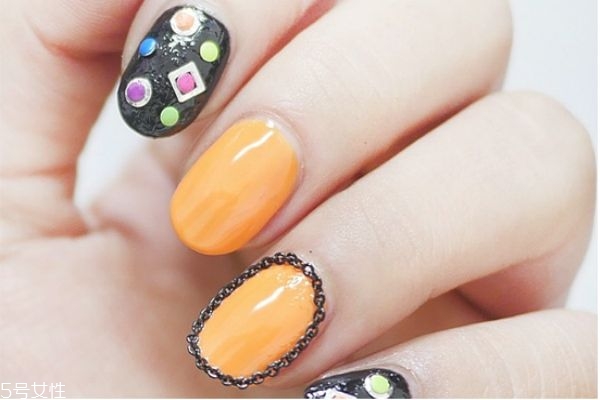 復古橘美甲教程 莫蘭迪色絲絨美甲教程 復古橘美甲教程 莫蘭迪色絲絨美甲教程