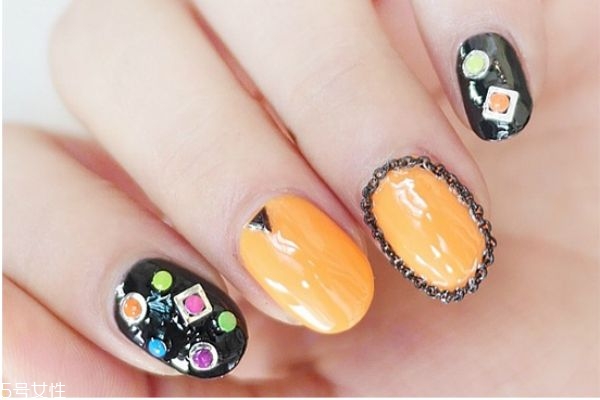 復古橘美甲教程 莫蘭迪色絲絨美甲教程 復古橘美甲教程 莫蘭迪色絲絨美甲教程