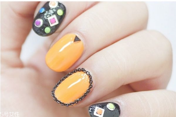 復古橘美甲教程 莫蘭迪色絲絨美甲教程 復古橘美甲教程 莫蘭迪色絲絨美甲教程