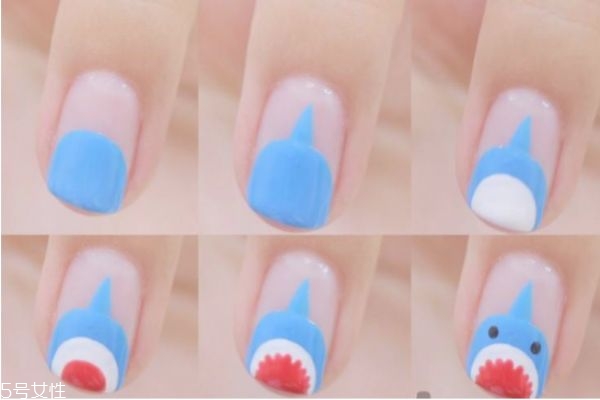 卡通手繪美甲怎么做 動物圖案卡通美甲怎么做 卡通手繪美甲怎么做 動物圖案卡通美甲怎么做