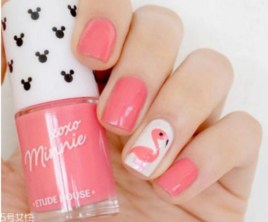 火烈鳥美甲怎么做 教你動物美甲怎么做 火烈鳥美甲怎么做 教你動物美甲怎么做