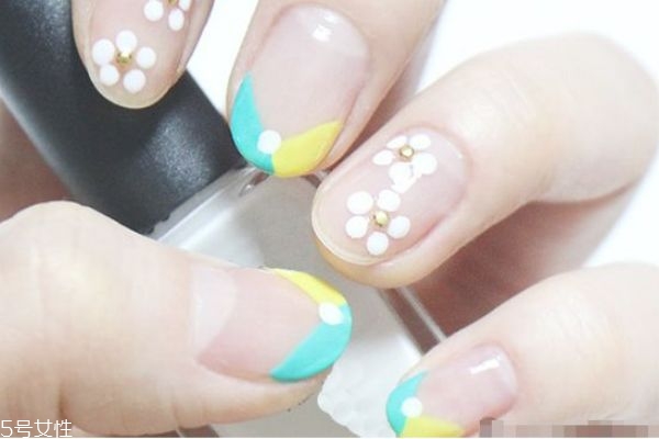 撞色豹紋美甲教程 日系美甲教程 撞色豹紋美甲教程 日系美甲教程