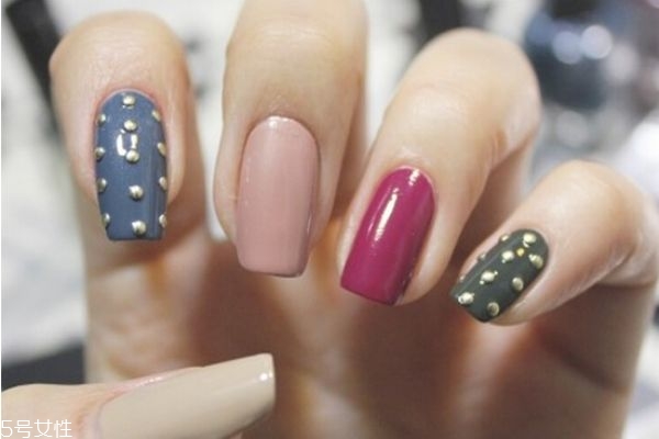撞色豹紋美甲教程 日系美甲教程 撞色豹紋美甲教程 日系美甲教程