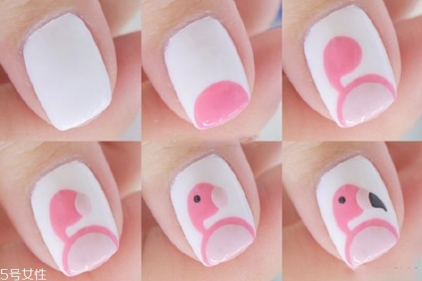 火烈鳥美甲怎么做 教你動物美甲怎么做 火烈鳥美甲怎么做 教你動物美甲怎么做