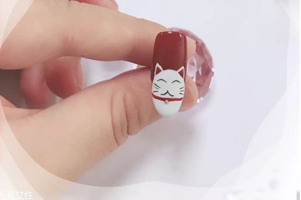 條紋撞色美甲教程 可愛美甲教程 條紋撞色美甲教程 可愛美甲教程