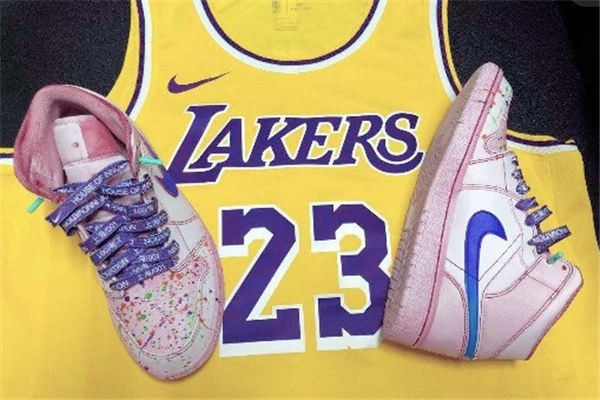 上海耐克001定制價(jià)格 官方球鞋浸染