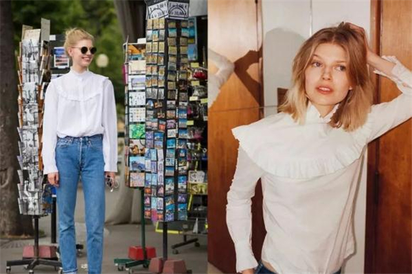 宮廷風(fēng)襯衫怎么搭配 早春華麗穿搭 宮廷風(fēng)襯衫怎么搭配 早春華麗穿搭