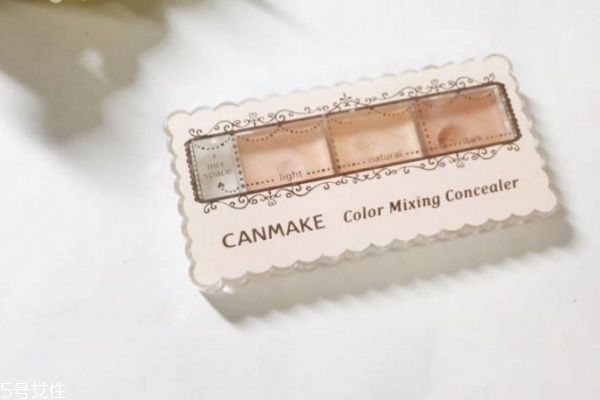 canmake三色遮瑕教程 canmake三色遮瑕膏用法 canmake三色遮瑕教程 canmake三色遮瑕膏用法