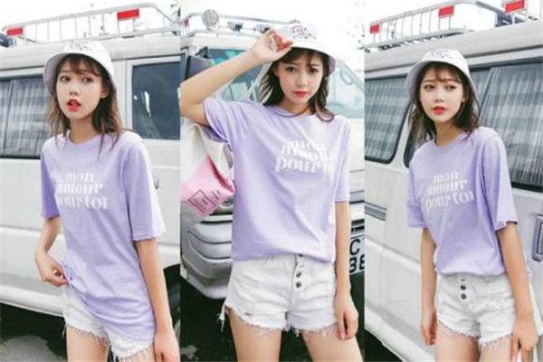 紫色t恤搭配什么褲子 清爽一整夏 紫色t恤搭配什么褲子 清爽一整夏