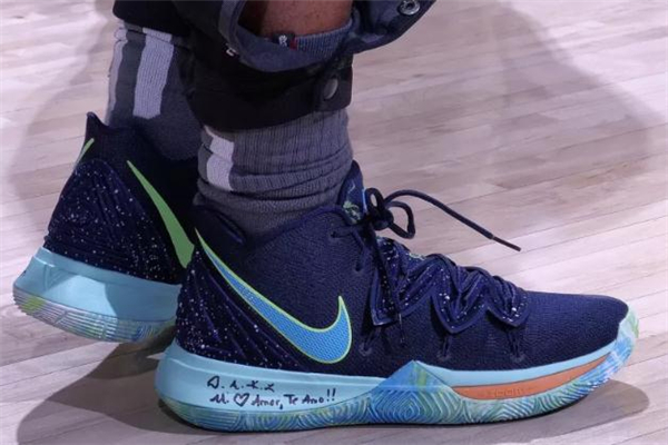 耐克歐文5 ufo配色開箱測(cè)評(píng) 歐文5ufo實(shí)物上腳圖