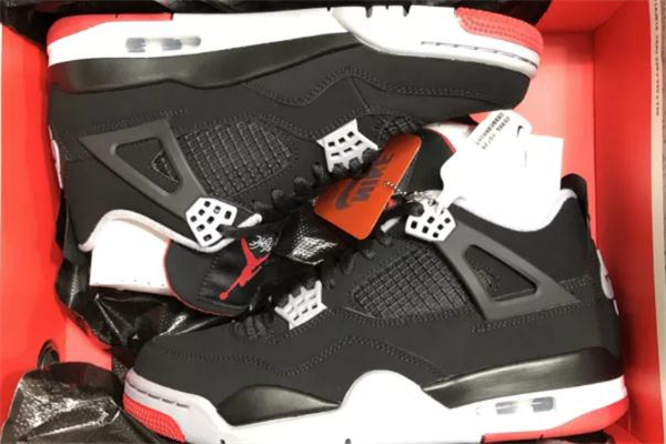 aj4黑紅復(fù)刻2019開箱測評 aj4黑紅復(fù)刻做工