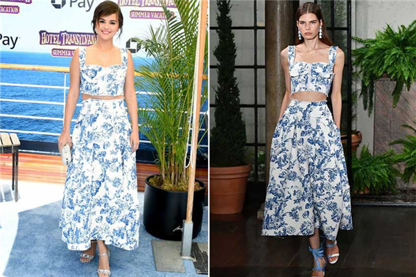 法式印花裙好看嗎 比碎花更清新 法式印花裙好看嗎 比碎花更清新