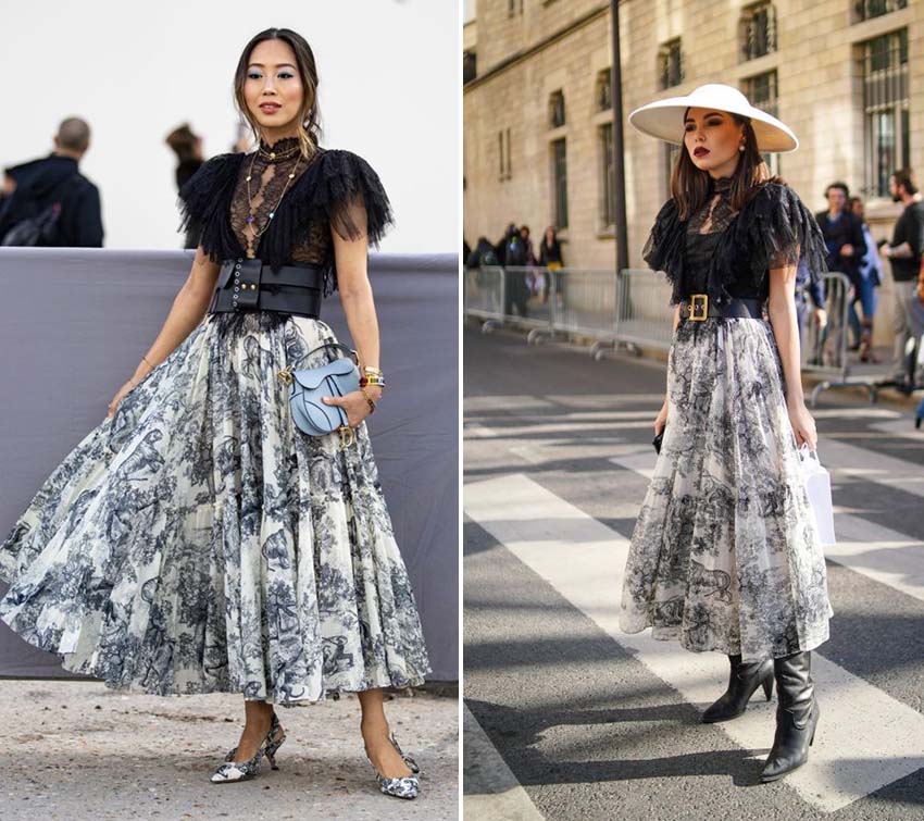 法式印花裙好看嗎 比碎花更清新 法式印花裙好看嗎 比碎花更清新