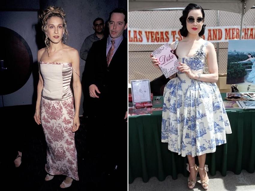 法式印花裙好看嗎 比碎花更清新 法式印花裙好看嗎 比碎花更清新