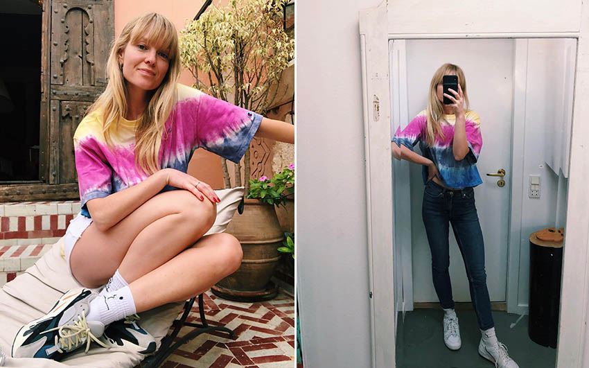 扎染衣服圖片 穿上嬉皮風扎染 扎染衣服圖片 穿上嬉皮風扎染