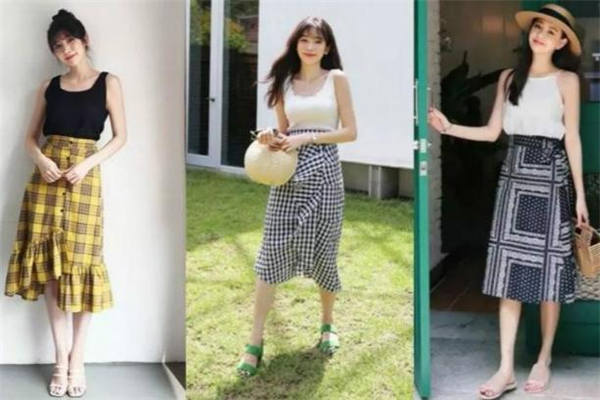 格子包臀裙搭配什么上衣 格子半裙時髦穿搭 格子包臀裙搭配什么上衣 格子半裙時髦穿搭