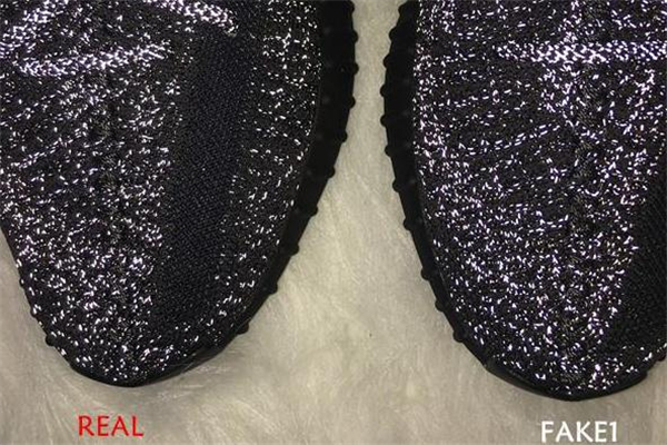 yeezy350黑色滿(mǎn)天星真假對(duì)比 椰子黑色滿(mǎn)天星真假辨別