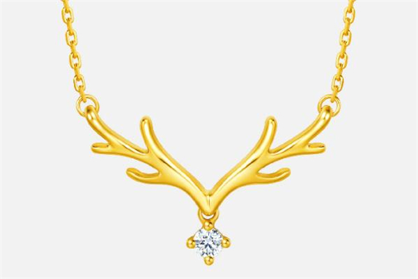 周大福鹿角項(xiàng)鏈多少錢 周大福17916鹿角項(xiàng)鏈價格