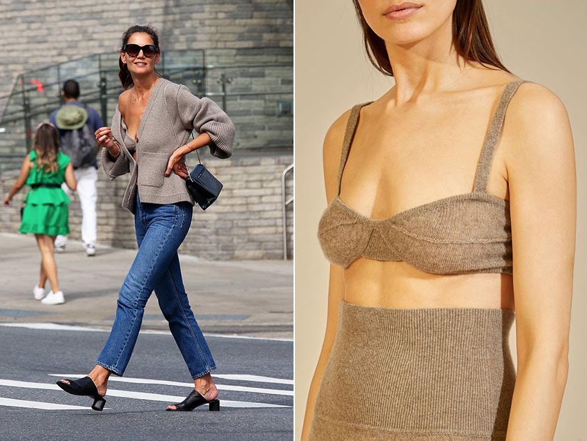 針織外套換個穿法，搭出秋裝新鮮感