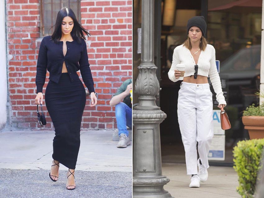 針織外套換個穿法，搭出秋裝新鮮感