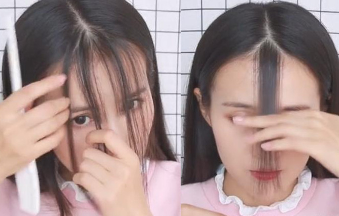 自己剪劉海怎么剪才好看 劉海分區(qū)很重要 自己剪劉海怎么剪才好看 劉海分區(qū)很重要