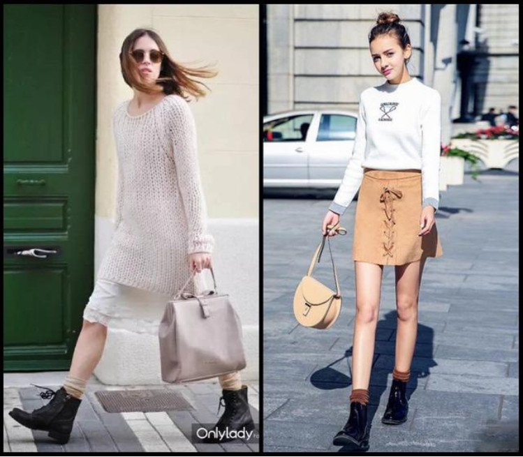 堆堆襪怎么搭配圖片 堆堆襪搭配鞋子效果圖 堆堆襪怎么搭配圖片 堆堆襪搭配鞋子效果圖